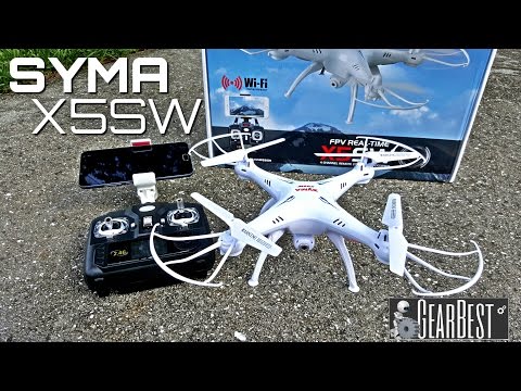 Syma X5SW Quadcopter - [Unboxing & Review] - 6 Axis - 2.4GHz - WIFI - FPV - 2MP Camera