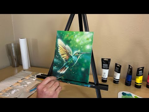 How to Paint a Blurry Bokeh Background Step by Step