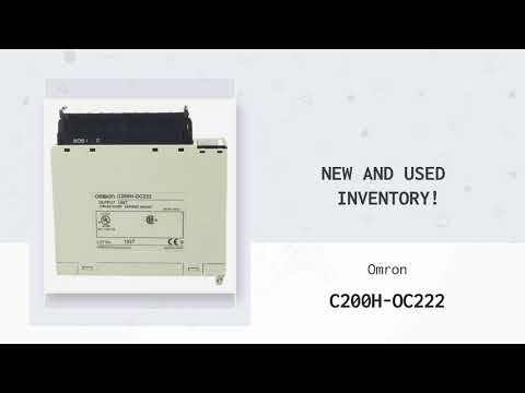 C200H-OC222 C200H-OC224 C200H-OC225 OMRON PLC OUTPUT MODULE C200H-OC222 C200H-OC224 C200H-OC225 OMRON PLC OUTPUT MODULE