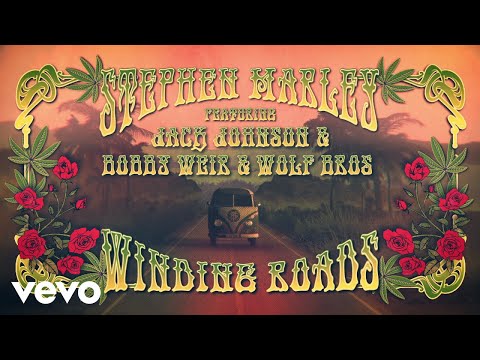 Stephen Marley - Winding Roads (Lyric Video) ft. Jack Johnson, Bobby Weir & Wolf Bros