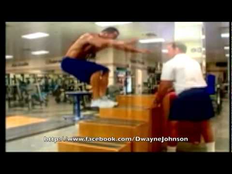 Dwayne " The Rock" Johnson & Brock Lesnar Training