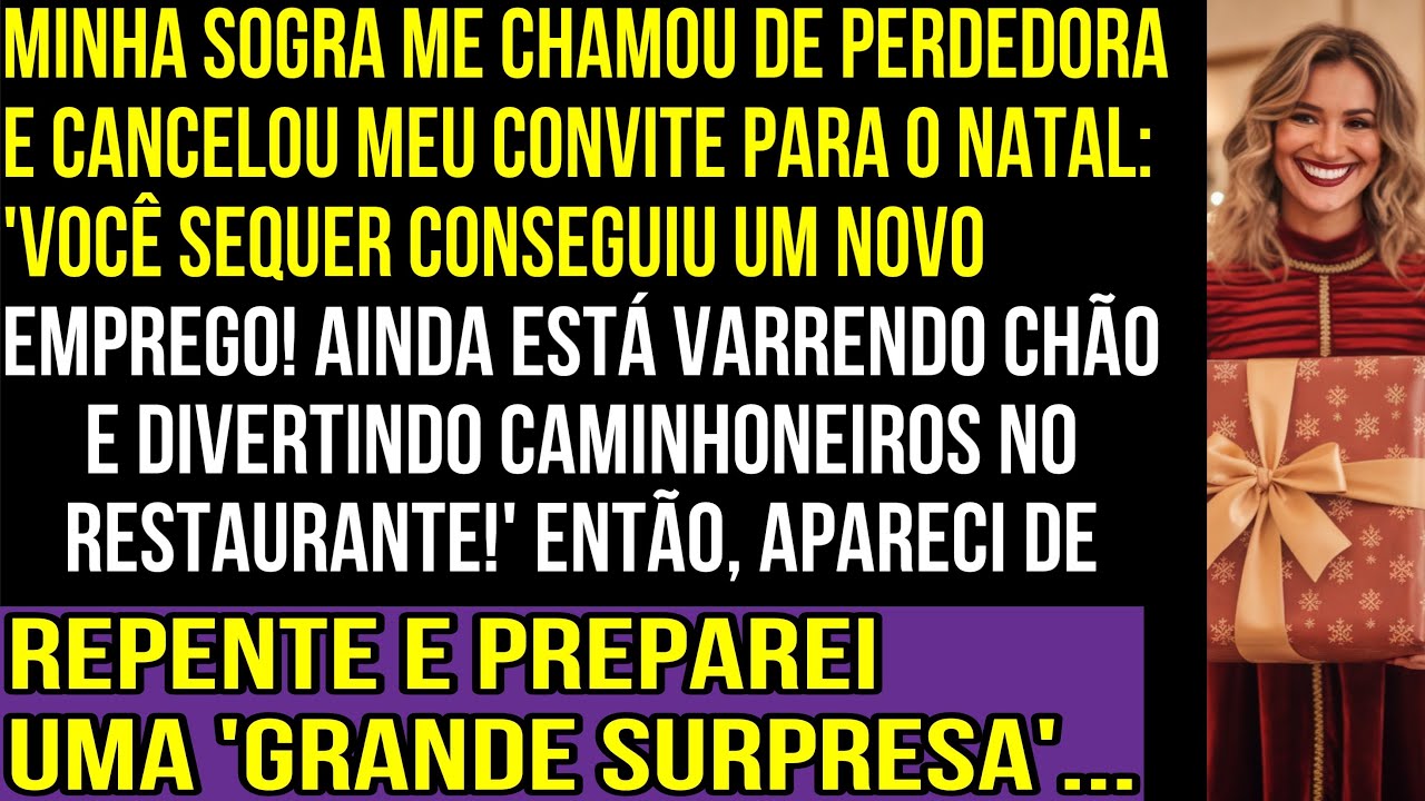 Minha sogra me chamou de perdedora e cancelou meu convite para o Natal