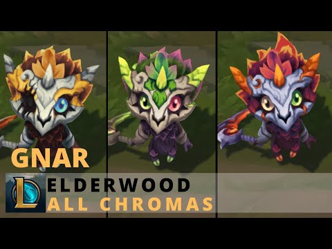 Elderwood Gnar All Chromas - League of Legends