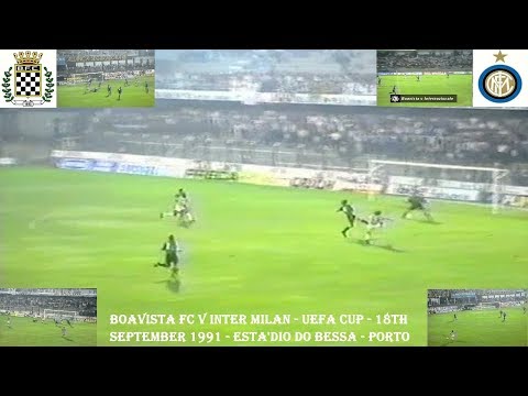 BOAVISTA FC v INTER MILAN FC – UEFA CUP FIRST ROUND – 18th SEPTEMBER 1991- PORTO