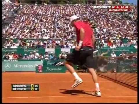 Novak Djokovic vs Tomas Berdych - ATP Monte Carlo 2012. Highlights