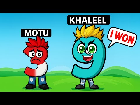 MOTU and KHALEEL Playing BE A NUMBER in Roblox 🔢🔢