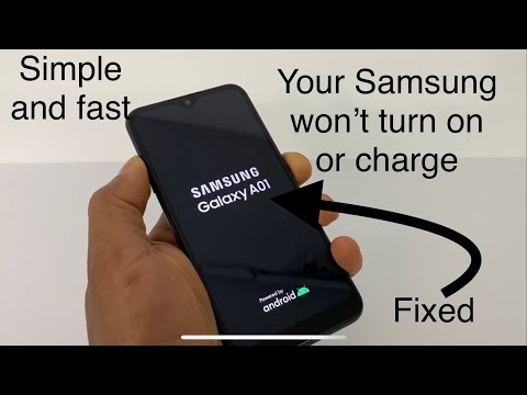 How to fix Samsung A21, A01, A31 won’t turn on or charge / Black screen