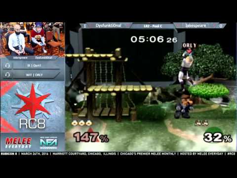 Rubicon 8 - Jakespeare (Dr. Mario) vs. Dysfunkti0nal (Sheik) - Melee - Pool C, LR2