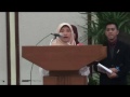 Sambutan Ketua Pelaksana Wisuda SMA Alfa Centauri Angkatan XII Mergratia