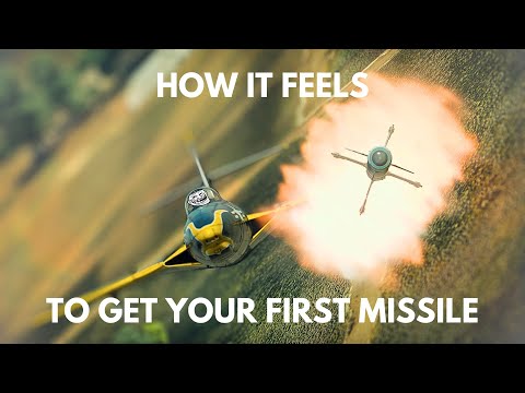 How it FEELS to get your first missile (War Thunder)