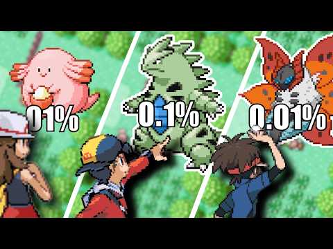 The HARDEST to CATCH in every Pokemon game!