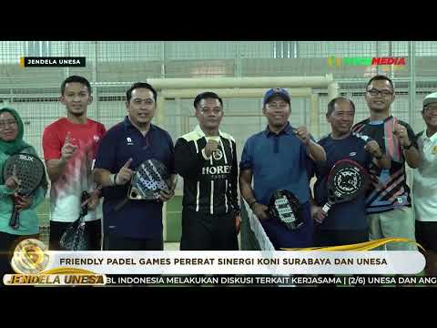 UNESA WINDOW: Friendly Padel Games Strengthen Synergy Between KONI Surabaya and UNESA