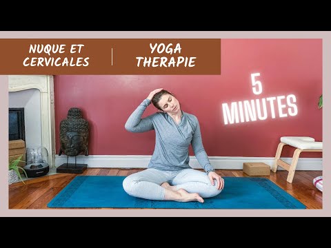 5 minutes d'étirements pour soulager la nuque et les cervicales (Yoga thérapie | tous niveaux)