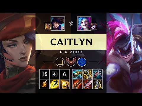 Caitlyn ADC vs Jinx: Legendary - EUW Grandmaster Patch 14.22