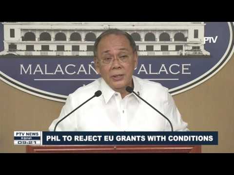 PHL to reject EU grants with conditions