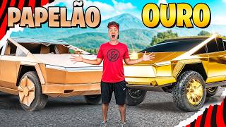 CYBERTRUCK DE R$10 vs R$100 vs R$1000!