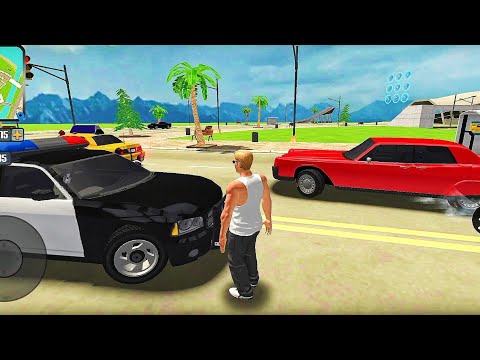 Ambulance, Police Car, US Police Helicopter, ATV Quad Bike & Cars Driving in Open World Game