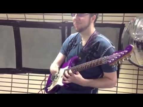 Smoke On The Water   'UltraVioletMan' Benjamin Teacher   Squier Stagemaster Purple Guitar Solo