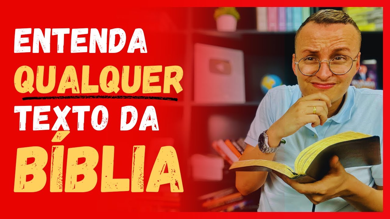 COMO INTERPRETAR A BÍBLIA CORRETAMENTE [AULA PARA INICIANTES] | Thalles Villas