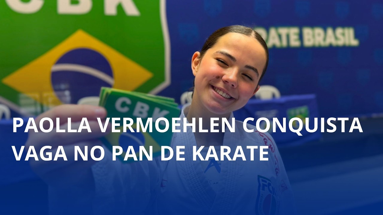 Paolla Vermoehlen conquista vaga no Pan de Karate