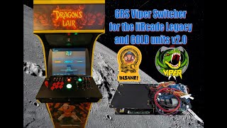 GRS Viper iiRcade PCB Switcher in the iiRcade GOLD unit