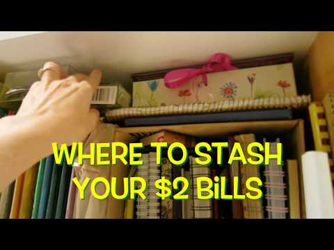 Where do YOU stash $2 bills?  Here's where others hide their money