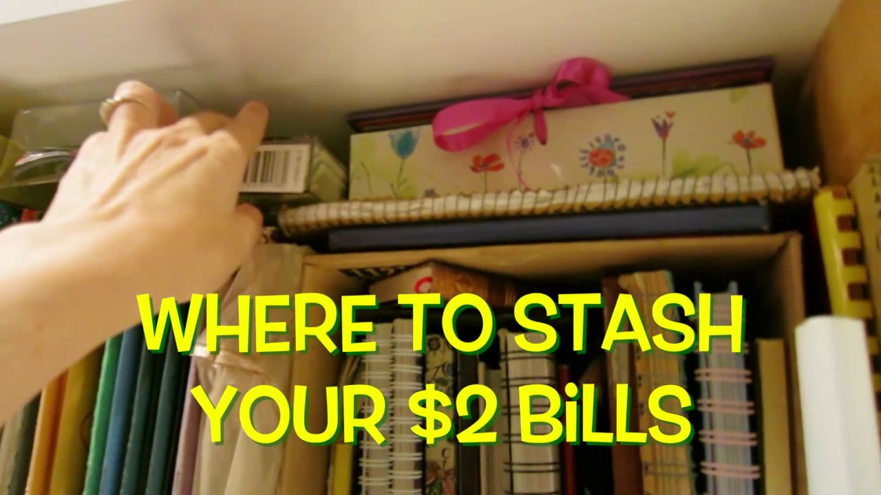 Where do YOU stash $2 bills?  Here's where others hide their money