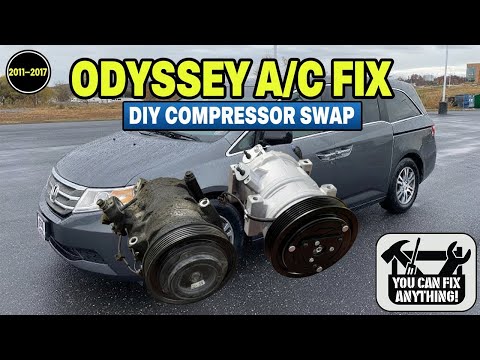 Odyssey A/C Compressor Replacement (2011-2017, 4th Gen): Step-by-Step DIY