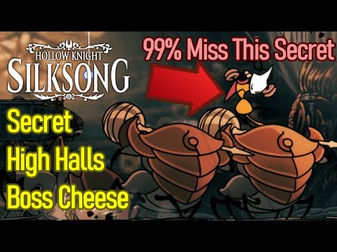 99% of Players Miss This High Halls Boss Cheese, Literal Invincibility Trick, Hollow Knight Silksong