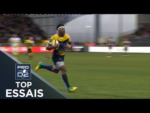 TOP Essais de la J13 – PRO D2 – Saison 2018/2019