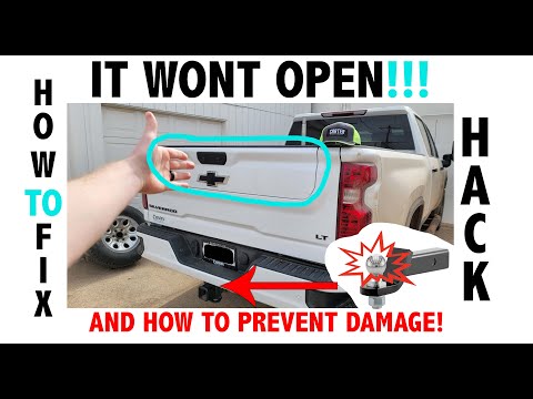 2022 Silverado MultiFlex or Sierra MultiPro Tailgate Wont Open - Hack to fix