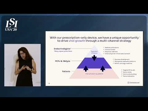Laura Yecies, Osteoboost - FDA-cleared vibration therapy for osteopenia | LSI USA '26
