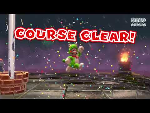 Super Mario 3D World (Switch) 6-2 Speedrun - Time: 20 (Former WR)