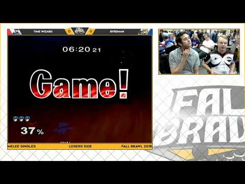 Fall Brawl 2018: Time Wizard (Marth) vs. Byrdman (Fox) - SSBM Singles