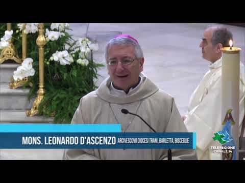 Barletta Mons D Ascenzo su fase 2 I fedeli abbiano pazienza TG Teleregione 18 05 2020 1