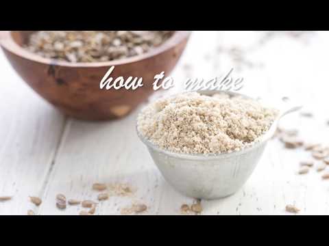 How to make Sunflower Seed Flour