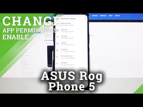 How to Manage Apps Permissions in ASUS Rog Phone 5 – Customize Apps Permissions