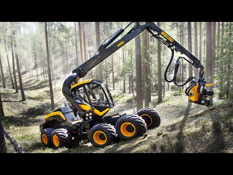 top brand tractors - Ponsse Forest Machines In Action #27