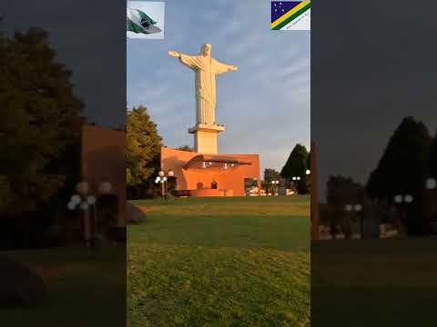 #praças #Cristo de Luz #por do sol# bom sucesso do Sul #interior #Paraná