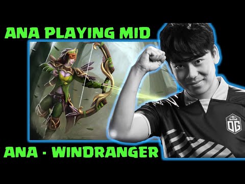 Ana - Windranger | Ana Plays Mid (Dota 2 gameplay)