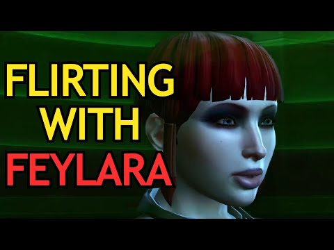 Flirting With Feylara & Getting Chewed Out By Risha - SWTOR
