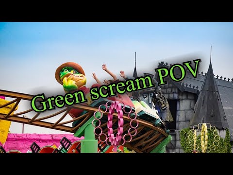 Green scream POV-Theme park Bot