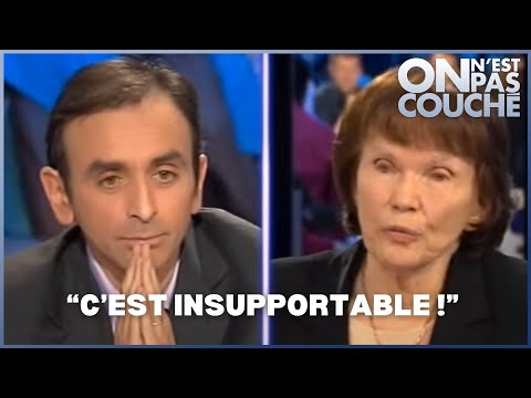 Danielle Mitterrand face à Zemmour : "C'est insupportable !" - On n'est pas couché 24 novembre 2007