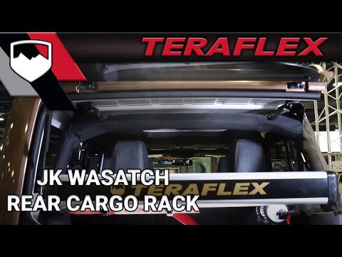 TeraFlex: JK Wasatch Rear Cargo Rack