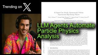 LLM Agents Automate Particle Physics Analysis