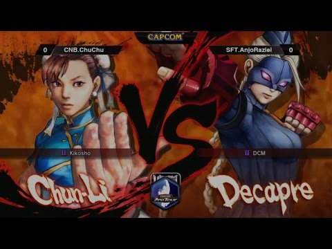 USF4 - CNB ChuChu (Chun Li) Vs SFT.AnjoRaziel (Decapre) - CAPCOM Pro Tour 2014 - TOP16
