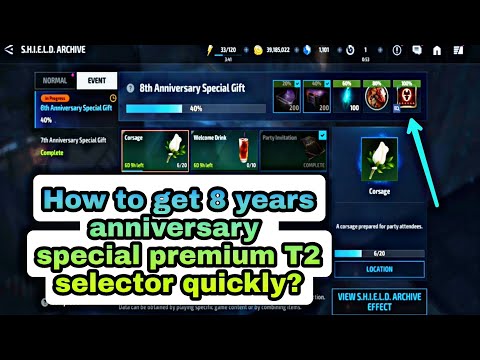 How to Get 8 Years Anniversary Special Premium T2 Selector Quickly? - Marvel Future Fight