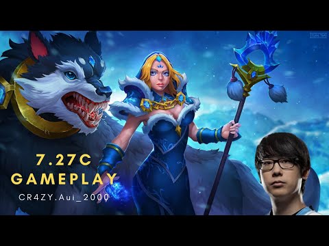 Aui_2000 - Crystal Maiden Hard Support | Patch 7.27c | Player Perspective - Dota 2 Gameplay
