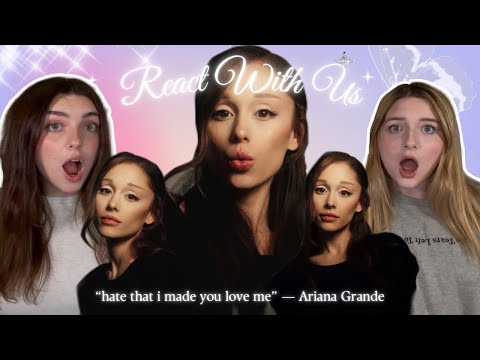 REACTING TO Ariana Grande's NEW SINGLE \hate that i made you love me\ (song reaction)