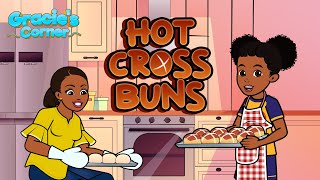 Hot Cross Buns | Gracie’s Corner | Nursery Rhymes + Kids Songs